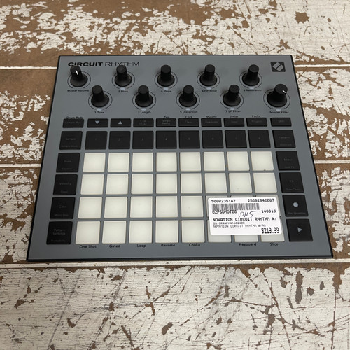Used - NOVATION CIRCUIT RHYTHM W/AC Groove Box 40087-S000235142 Vist Large View of Product Image Which is Used - NOVATION CIRCUIT RHYTHM W/AC Groove Box