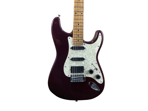 Vist Large View of Product Image Which is Used PARTSCASTER Electric Guitar Purple 6-String