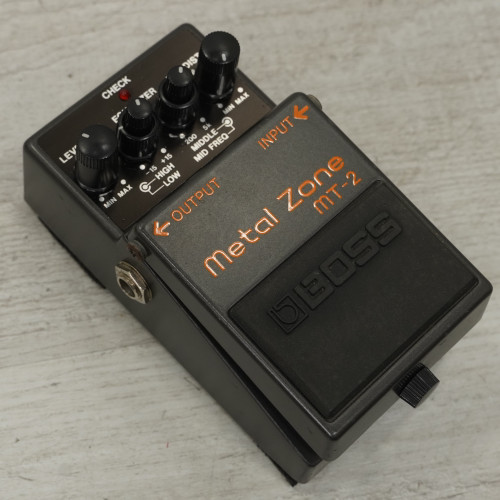 Vist Large View of Product Image Which is Used Boss MT-2 Metal Zone Distortion Pedal