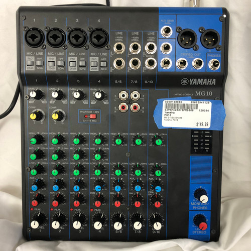 Vist Large View of Product Image Which is Used Yamaha MG10 Compact Mixer