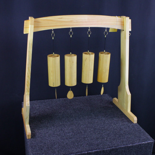Vist Large View of Product Image Which is Used KOSHI CHIMES 4 SET W/STAND World Percussion Instrument