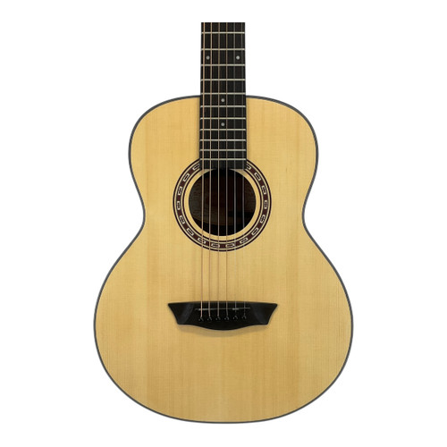 Vist Large View of Product Image Which is Used Washburn AGM5K-A Solid Top Acoustic Guitar Natural