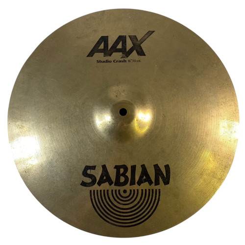Vist Large View of Product Image Which is Used Sabian AAX 16" STUDIO Crash Cymbal