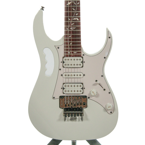 Vist Large View of Product Image Which is Used Ibanez JEMJR Super S Electric Guitar White 6-String