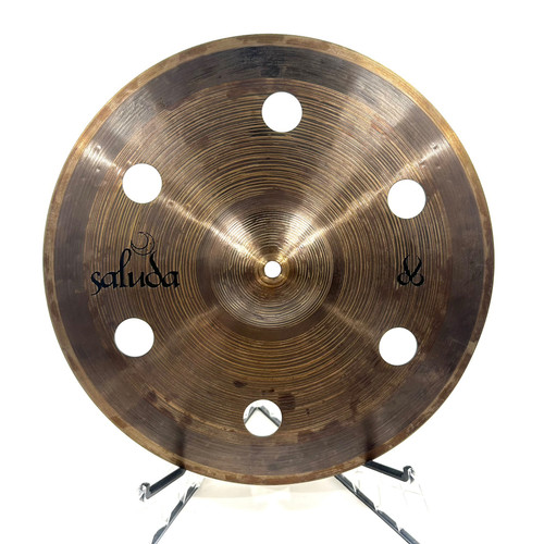 Vist Large View of Product Image Which is Used Saluda 15 Inch Symbolic Vented Crash Cymbal