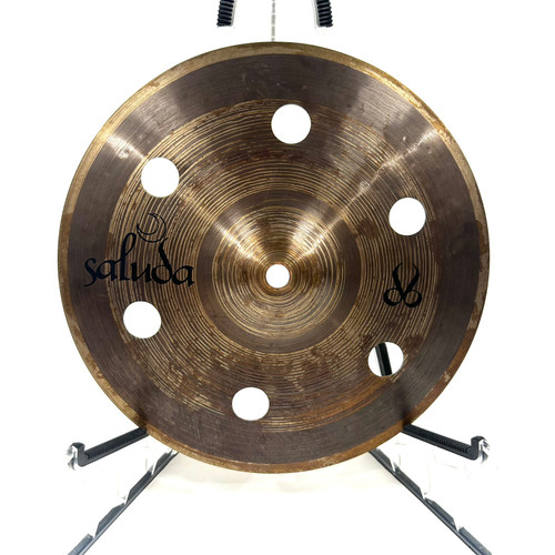 Vist Large View of Product Image Which is Used Saluda 10 Inch Symbolic Vented Splash Cymbal