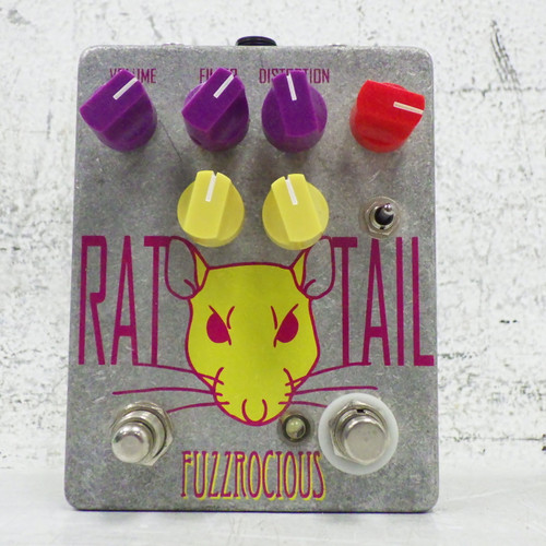 Vist Large View of Product Image Which is Used Fuzzrocious Rat Tail Distortion Pedal