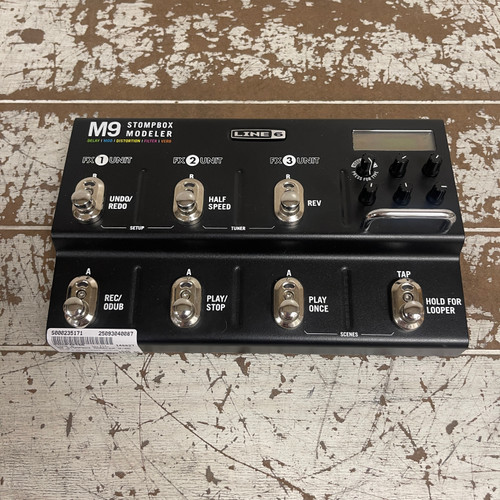 Used - Line 6 M9 STOMPBOX MODELER W/AC Floorboard Effect 40087-S000235171 Vist Large View of Product Image Which is Used - Line 6 M9 STOMPBOX MODELER W/AC Floorboard Effect