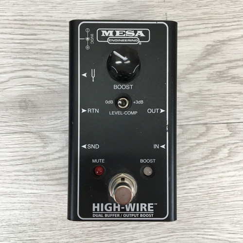 Vist Large View of Product Image Which is Used Mesa HIGH-WIRE DUAL BUFFER/BOOST Boost Pedal