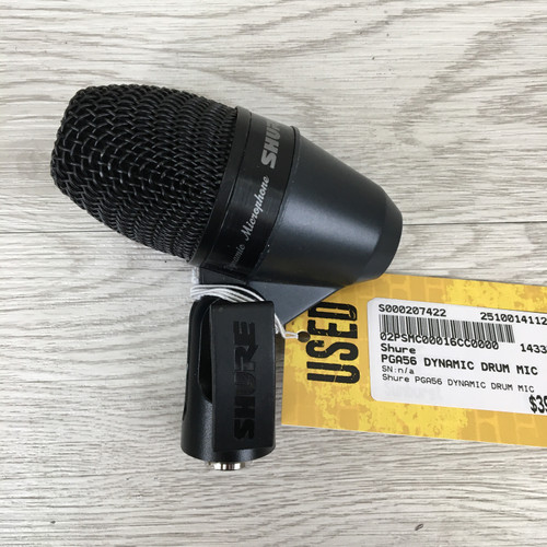 Vist Large View of Product Image Which is Used Shure PGA56 DYNAMIC DRUM MIC Dynamic Microphone