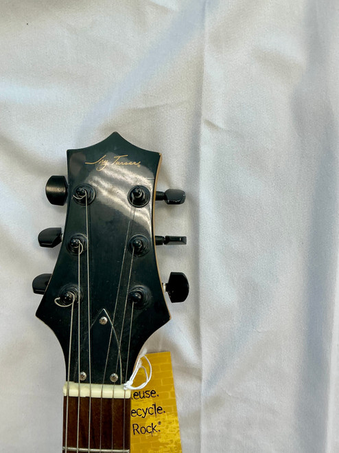 Vist Large View of Product Image Which is Used Jay Turser ELECTRIC GUITAR Modern Metal Electric Guitar Black 6-String