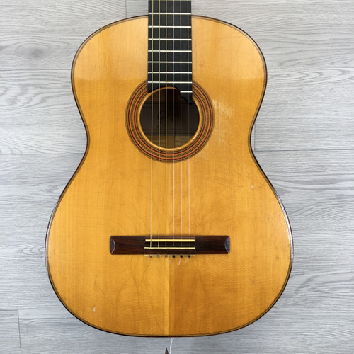 Vist Large View of Product Image Which is Used Goya FL-7 Spruce/Maple Solid-Top Vintage 60's Flamenco Acoustic, Made in Sweden