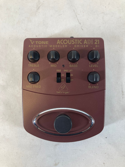 Vist Large View of Product Image Which is Used Behringer  ADI 21 Acoustic Modeler Pedal