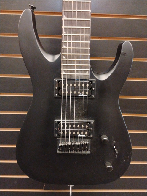 Vist Large View of Product Image Which is Used Jackson JS22-7 DINKY Electric Guitar Black 7-String