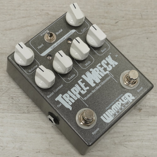 Vist Large View of Product Image Which is Used Wampler Triple Wreck Distortion Pedal