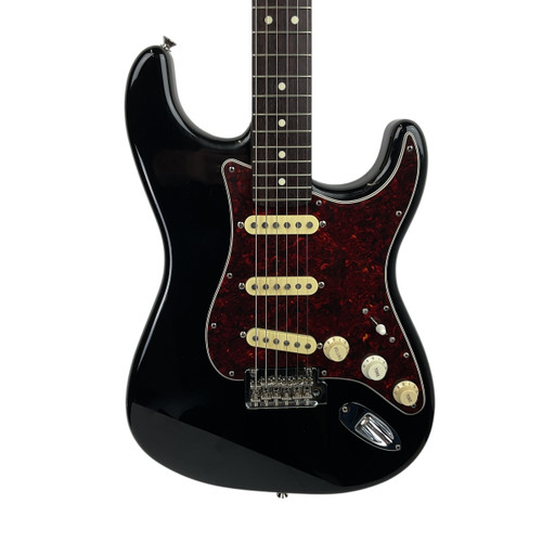 Vist Large View of Product Image Which is Used Fender MIJ STRATOCASTER S Type Electric Guitar Black 6-String