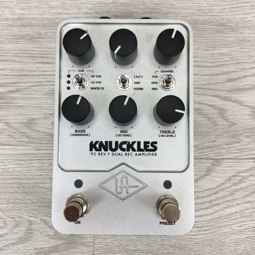 Vist Large View of Product Image Which is Used UA KNUCKLES DUAL REC AMP SIM Amp Modeling Pedal