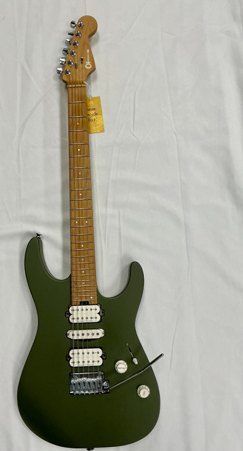 Vist Large View of Product Image Which is Used Charvel PRO MOD DK24 HH S Type Electric Guitar Green 6-String