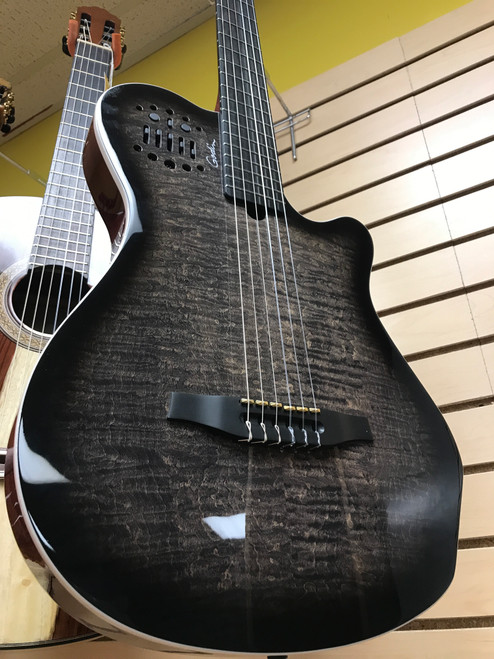 Vist Large View of Product Image Which is Used Godin MULTIAC GRAND CONCERT SA Solid Top Acoustic Guitar Wood