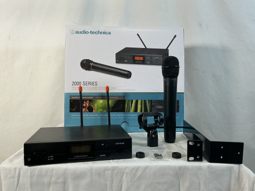 Vist Large View of Product Image Which is Used Audio Technica ATW-R2100BL 2000 WIRELESS SYSTEM Wireless Microphone