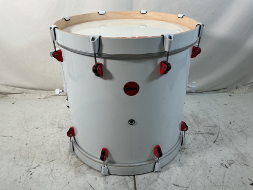 Used DW HYBRID 20X18 WHITE W/RED Kick Drum White 20" Kick Drum 40012-S000307517 Vist Large View of Product Image Which is Used DW HYBRID 20X18 WHITE W/RED Kick Drum White 20" Kick Drum