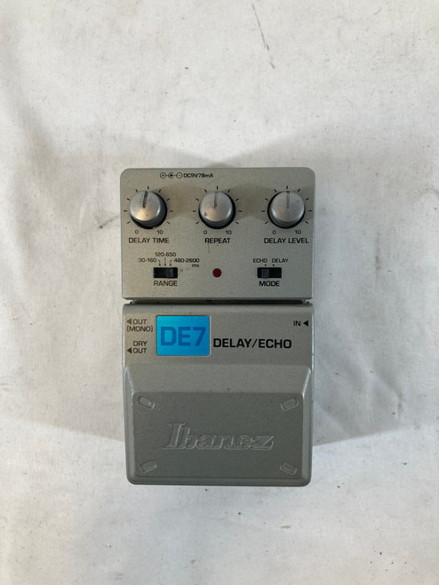 Vist Large View of Product Image Which is Used Ibanez DE7 Delay/Echo Pedal