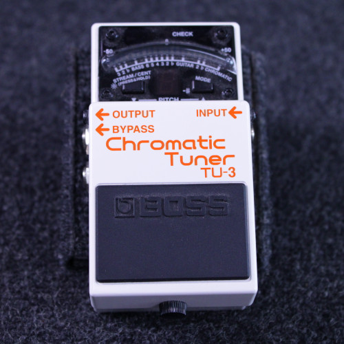 Vist Large View of Product Image Which is Used Boss TU-3 CHROMATIC TUNER Tuner Pedal