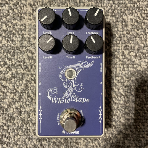 Vist Large View of Product Image Which is Used DONNER WHITE TAPE STEREO TAPE DELAY Guitar Pedal