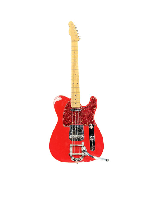 Vist Large View of Product Image Which is Used NO-NAME TELECASTER BUILD Electric Guitar Red 6-String