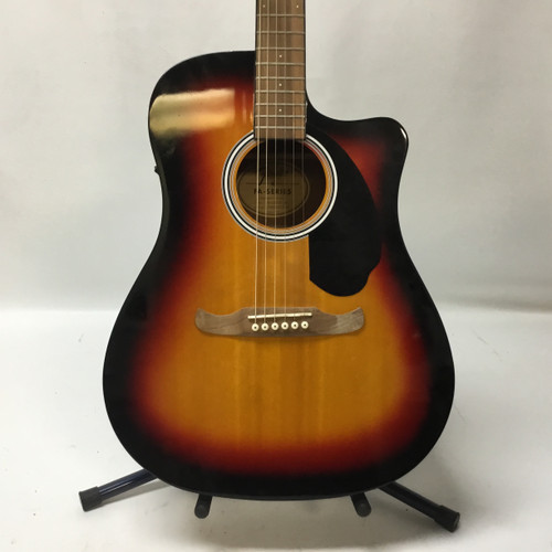 Vist Large View of Product Image Which is Used Fender FA-125CE Laminate Top Acoustic Guitar Sunburst