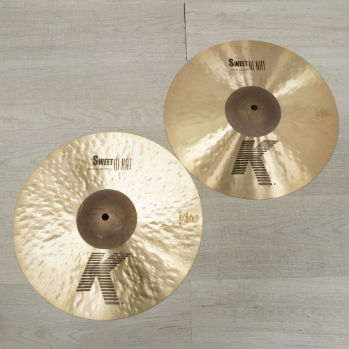 Vist Large View of Product Image Which is Used Zildjian 14" K Sweet Hi Hat Cymbal Pair