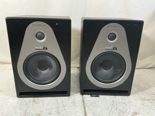 Used Samson RESOLV A8 PAIR Powered Studio Monitor 40012-S000307574 Vist Large View of Product Image Which is Used Samson RESOLV A8 PAIR Powered Studio Monitor