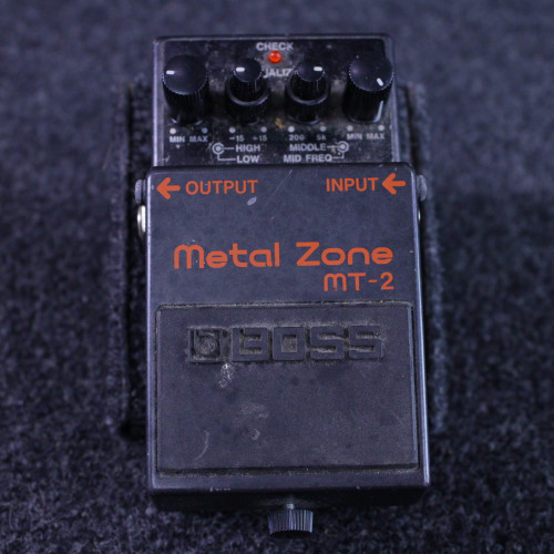 Vist Large View of Product Image Which is Used Boss MT-2 METAL ZONE Distortion Pedal
