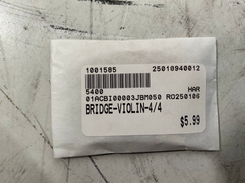 New BRIDGE-VIOLIN-4/4 40012-5400