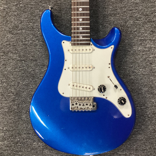 Vist Large View of Product Image Which is Used Paul Reed Smith - PRS SE EG Double Cut Electric Guitar Blue 6-String