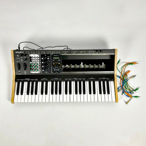 Vist Large View of Product Image Which is Used Cre8audio NiftyKEYZ Modular Synthesizer w/Chipz/Mixer/Space FX