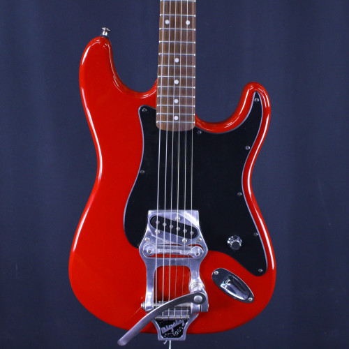 Vist Large View of Product Image Which is Used Squier BULLET STRAT W/BIGSBY B16 TREM S Type Electric Guitar Red 6-String