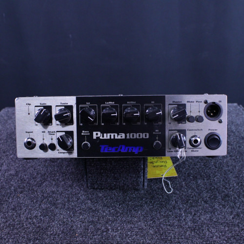 Vist Large View of Product Image Which is Used TecAmp PUMA 1000 BASS HEAD 1000 WATTS Rackmount Bass Amplifier Head
