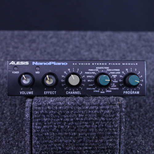 Vist Large View of Product Image Which is Used Alesis NANO PIANO SOUND MODULE W/PWR Modular Synthesizer Rackmount