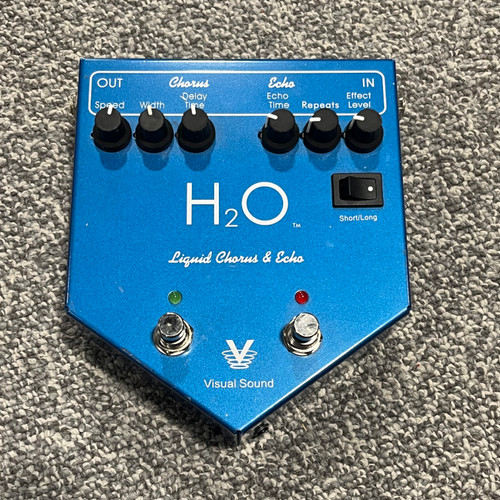 Vist Large View of Product Image Which is Used VISUAL SOUND H2O LIQUID CHORUS ECHO Guitar Pedal