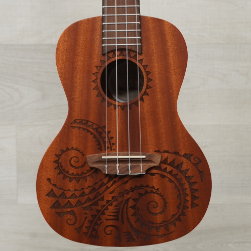 Vist Large View of Product Image Which is Used Luna Uke Tc Mah Ukulele Wood