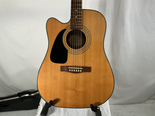 Vist Large View of Product Image Which is Used Fender DG-10CE-LH Solid Top Acoustic Guitar Wood LEFT