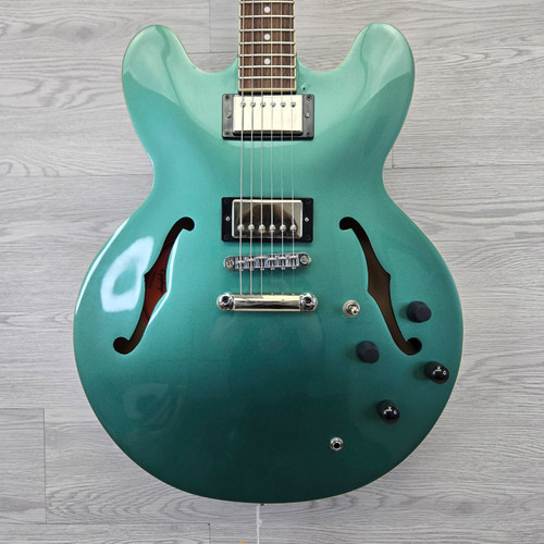 Vist Large View of Product Image Which is Used Epiphone ES-335 IG Semi-Hollow Inverness Green