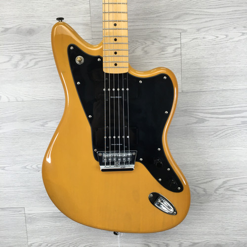 Vist Large View of Product Image Which is Used Squier VINTAGE MOD. JAZZMASTER SPECIAL Offset Double Cutaway Electric Guitar Yellow 6-String