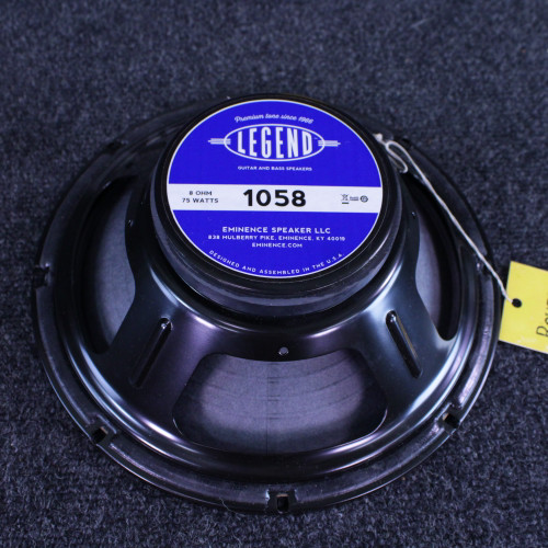 Vist Large View of Product Image Which is Used Eminence LEGEND 1058 10 INCH GUITAR SPEAKER 1 x 10 Guitar Speaker Cabinet 1 x 10