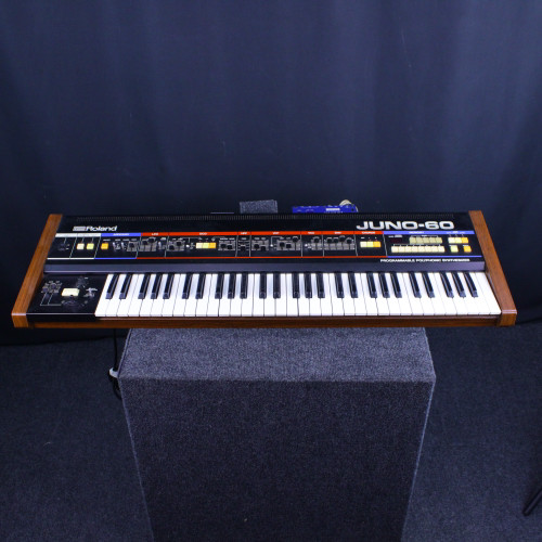 Vist Large View of Product Image Which is Used Roland JUNO-60 80S W/KENTON PRO DCB MK3 Vintage 61-Key Synthesizer 61-Key