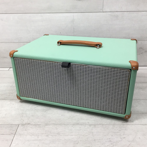Vist Large View of Product Image Which is Used Gator Retro-Rack Green 4U Medium Road Case