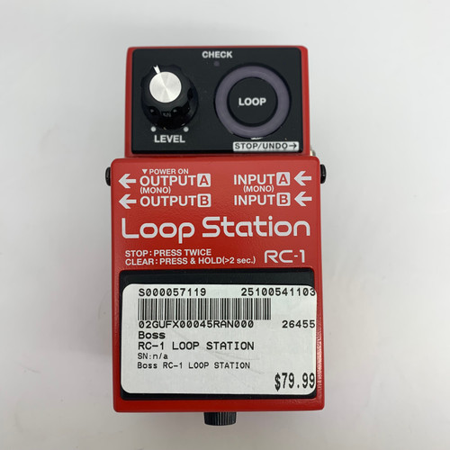 Vist Large View of Product Image Which is Used Boss RC-1 LOOP STATION Looper Pedal