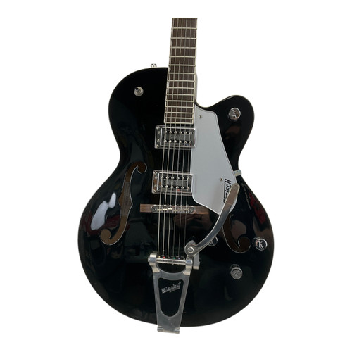 Used Gretsch G5120 Semi-Hollow Electric Guitar Black 6-String 41117-S000052917 Vist Large View of Product Image Which is Used Gretsch G5120 Semi-Hollow Electric Guitar Black 6-String