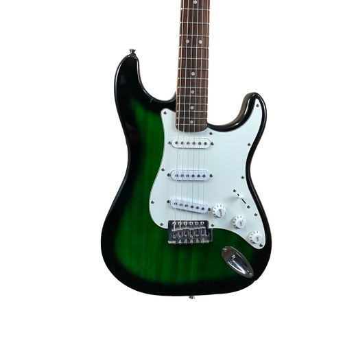 Used Crescent S-TYPE Electric Guitar Green 6-String 40083-S000154576 Vist Large View of Product Image Which is Used Crescent S-TYPE Electric Guitar Green 6-String